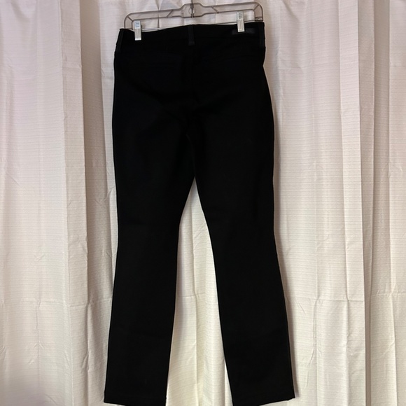 Anthro | Level 99 Black Denim Front Coated Stretch Jeans, Size 28 - Picture 4 of 12